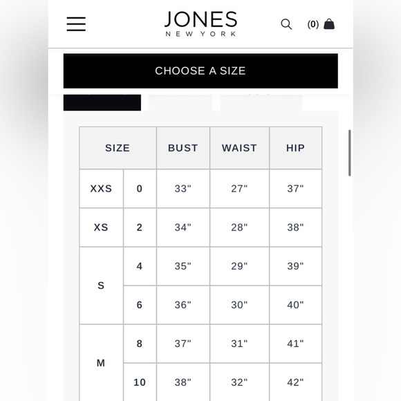 Jones New York Lexington Straight Dark Wash Zipper Fly Rhinestone Blue Jeans 10 - Picture 3 of 16